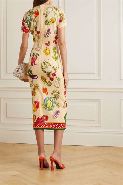 dolce gabbana print dress|More.